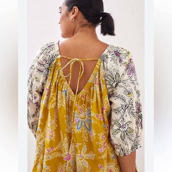 🆕Daily Practice | Anthropologie Mollie Tunic Dress Size PL Petite Large New - Picture 4 of 11